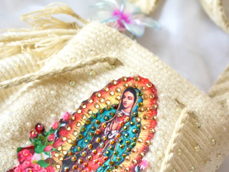 Bolso tejido Virgen de Guadalupe, foto 3 de 3