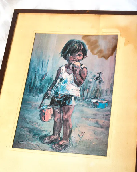 Cuadro de niño