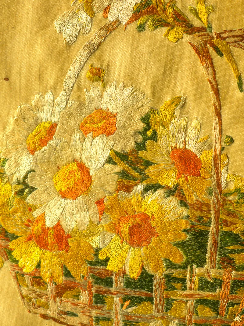 Cuadro ovalado de flores, foto 4 de 5