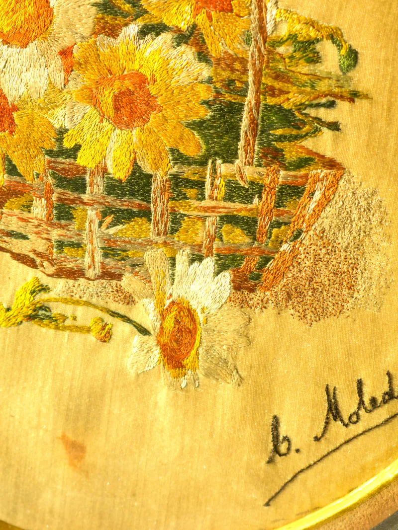 Cuadro ovalado de flores, foto 5 de 5