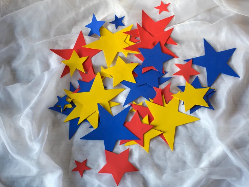 Estrellas de goma eva, foto 1 de 3