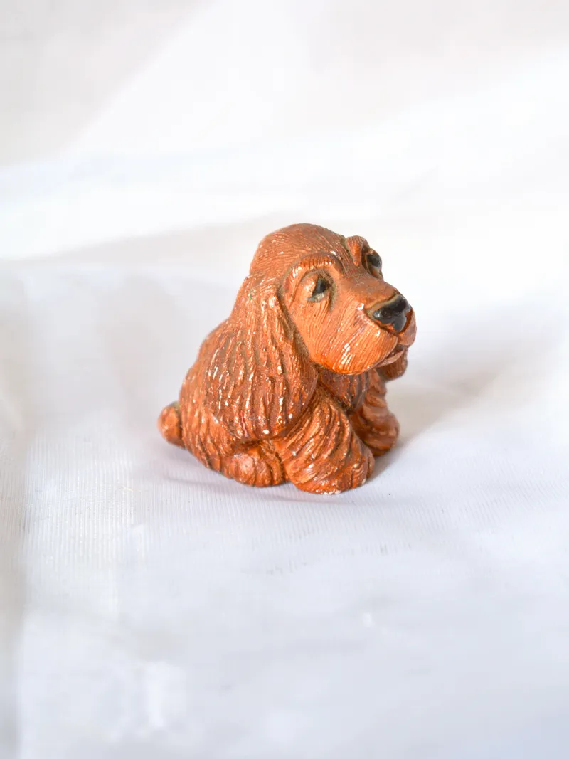 Perro cocker de cerámica, foto 1 de 3
