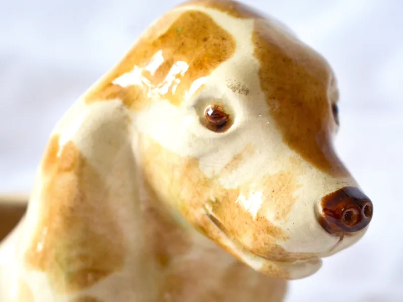 Perro contenedor de cerámica, foto 3 de 3